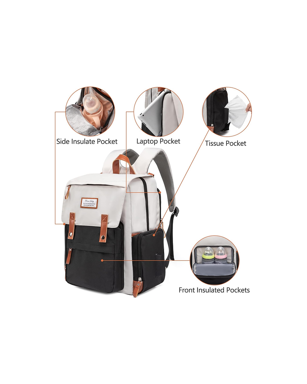 Miniatura: Diaper Bag Backpack with Changing Pad