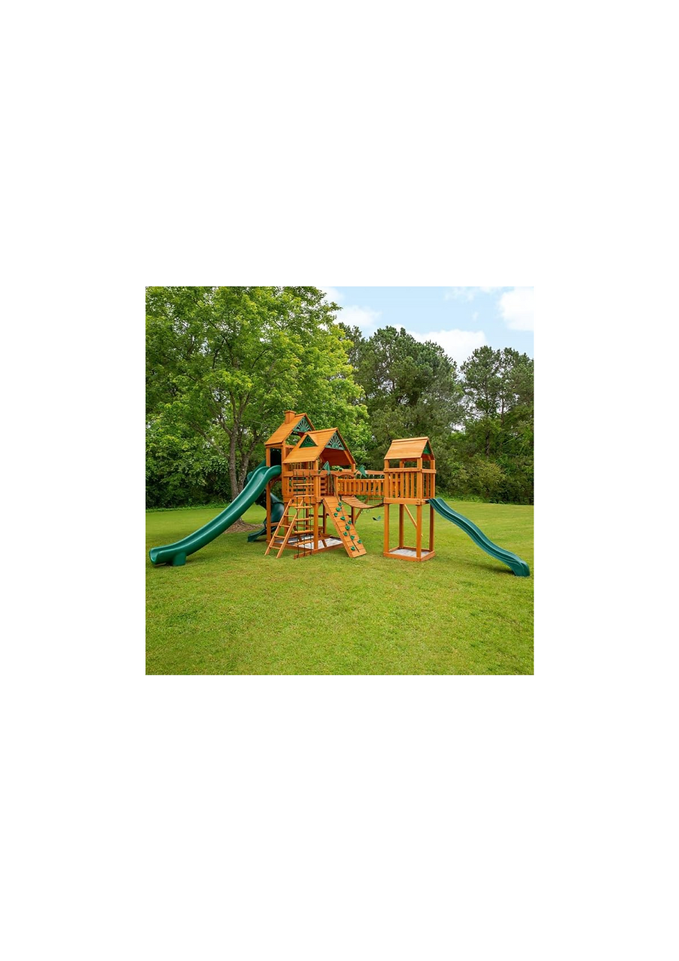 Miniatura: Juego de columpios de madera Gorilla Playsets