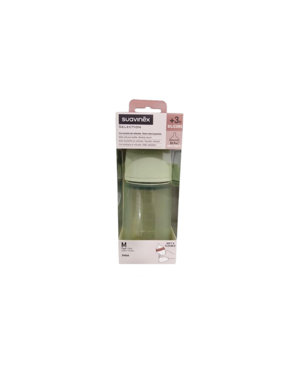 Miniatura: Suavinex Bottle 250ml Silicone Flujo Lento