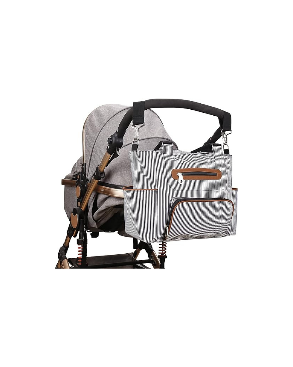 Miniatura: 7pcs Baby Nappy Bag Tote Set,Travel Multifunction Changing Diaper Bag with Bottl