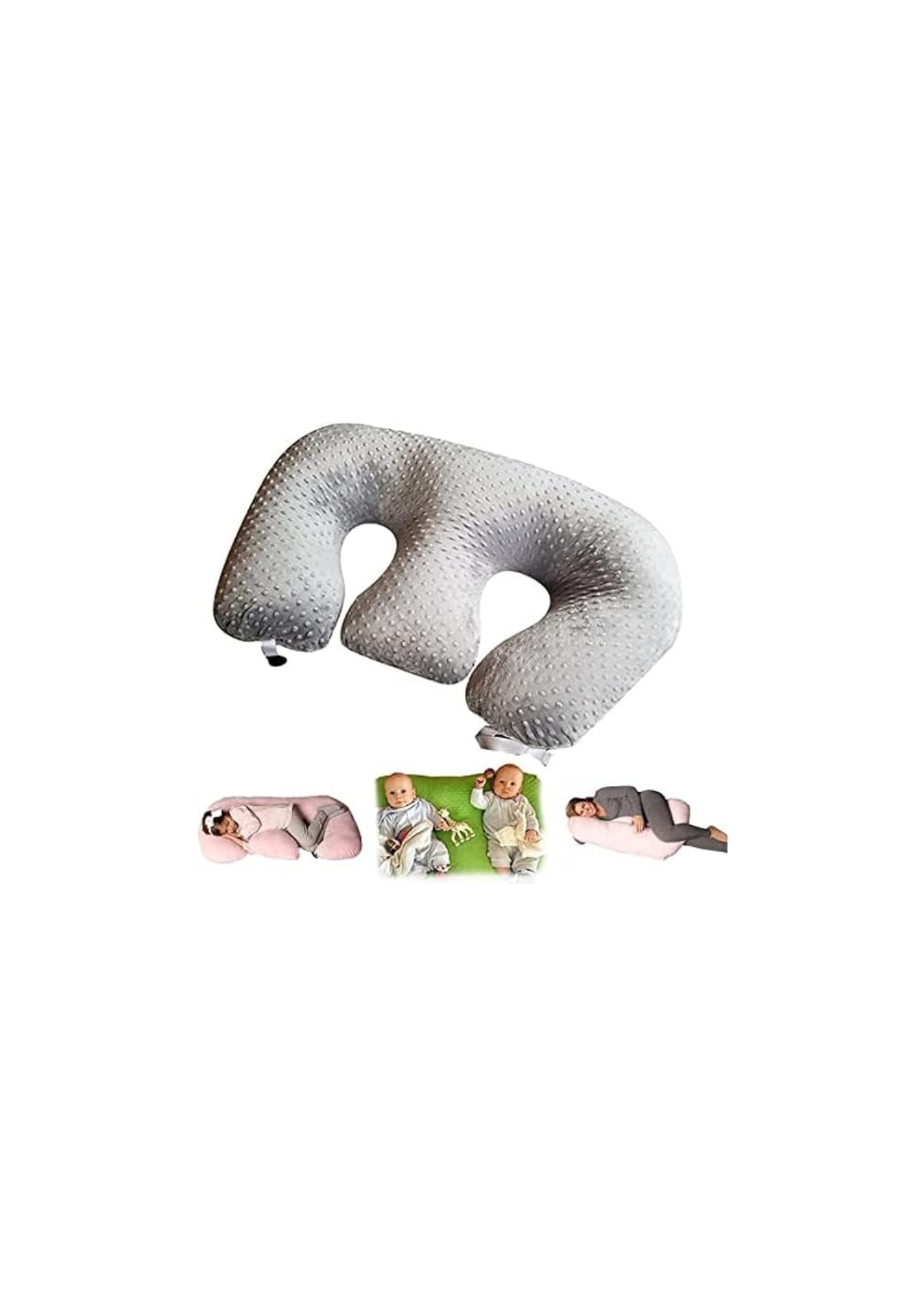 Almohada De Lactancia Multifuncional para Gemelos