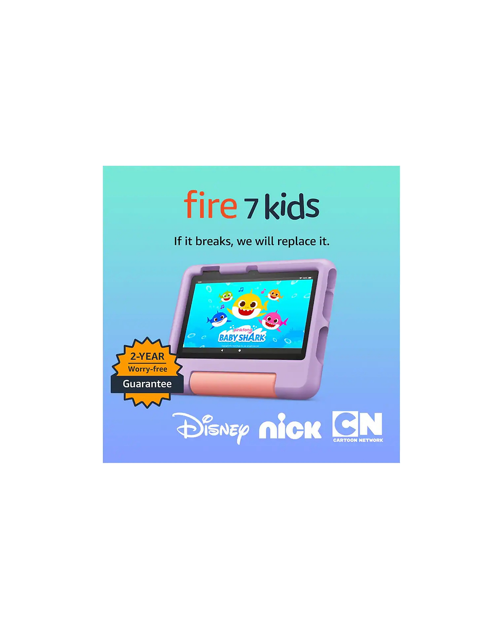 Miniatura: Fire 7 Kids - 7" Tablet (2023) 16GB with Amazon Kids+ (6 Month Subscription)