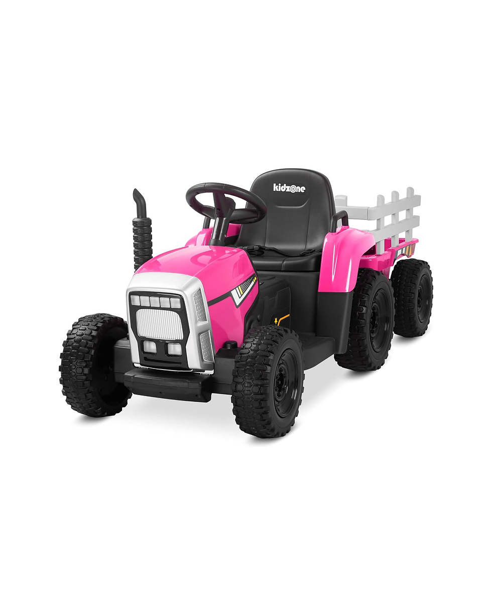 Thumbnail: Kidzone 12V 7AH Premium Version with EVA Treaded Tires Dual 35W Motors Boost