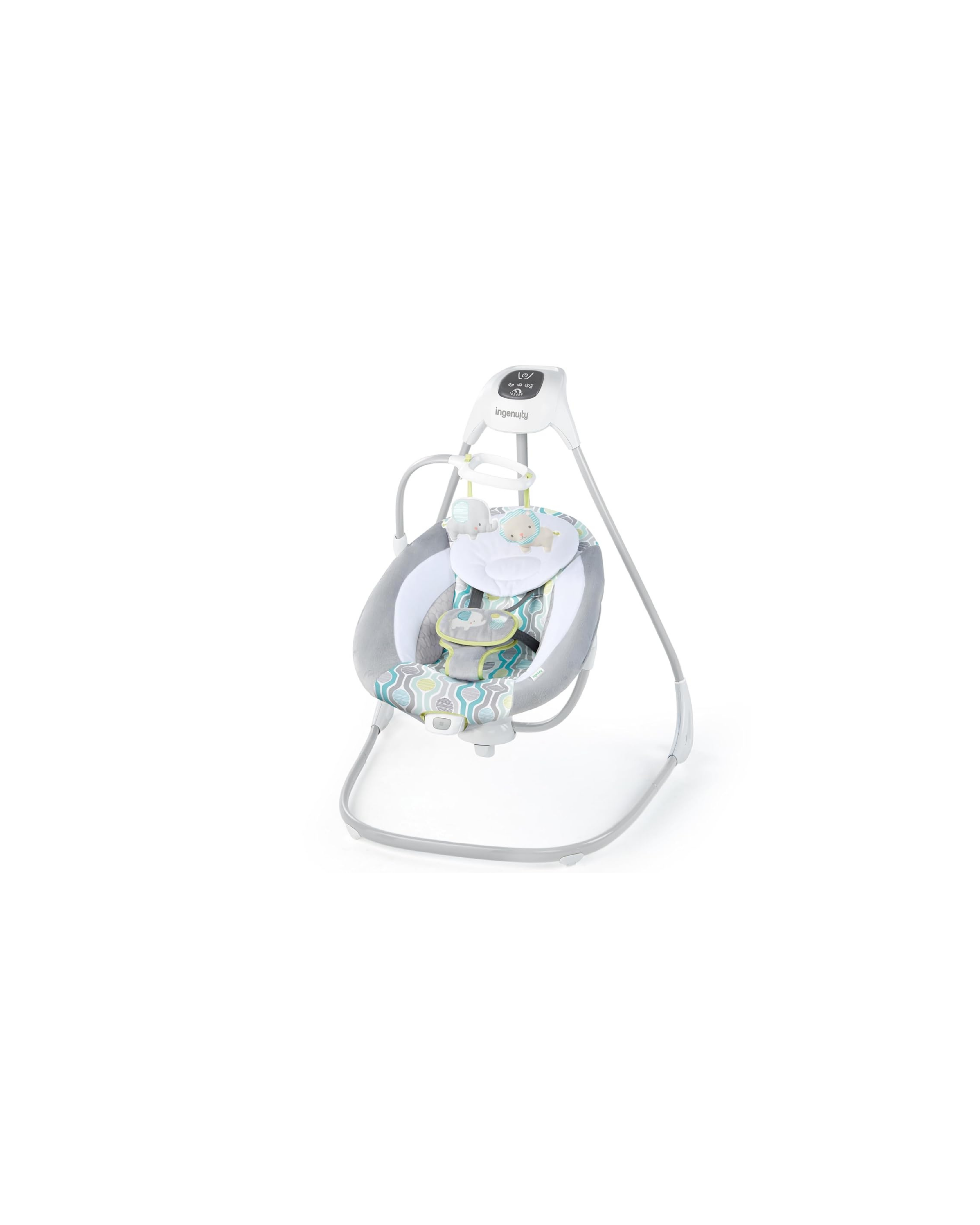 Ingenuity SimpleComfort Lightweight Compact 6-Speed Multi-Direction Baby Swing