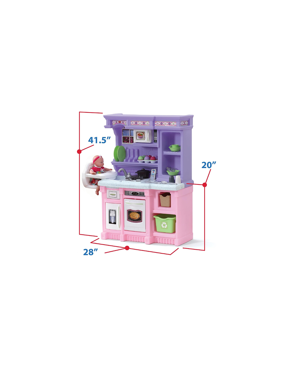 Miniatura: Step2 Little Baker's Kids Kitchen Playset-Cocina de panadero para niños