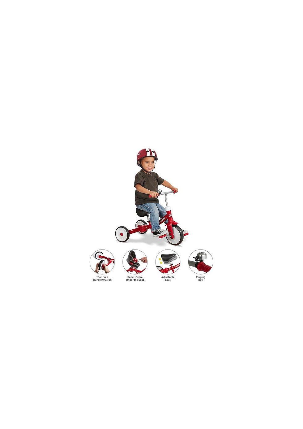 Miniatura: Bicicleta de balance-Triciclo Radio Flyer