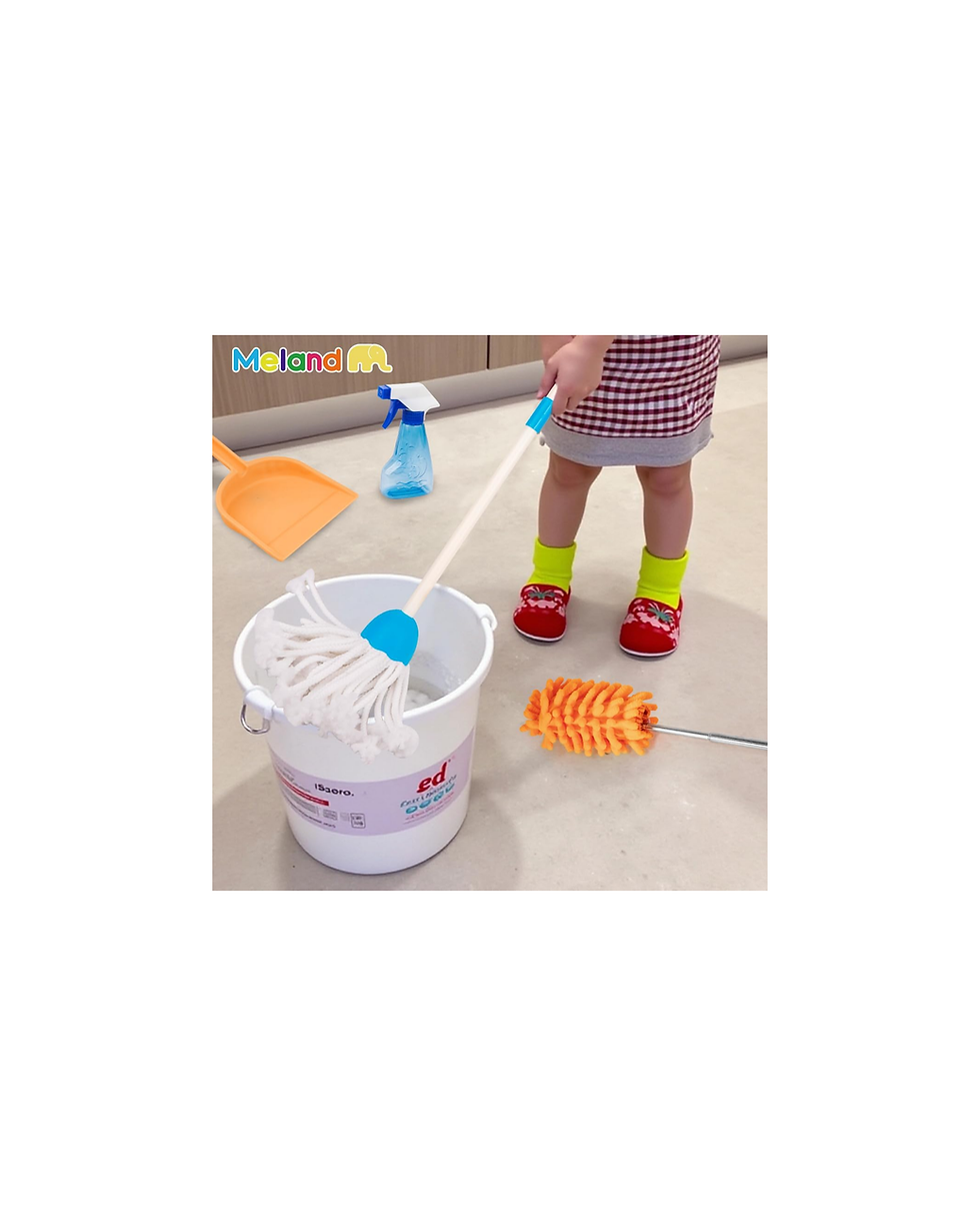 Miniatura: Meland Kids Cleaning Set - Toddler Broom and Toy Vacuum Cleaner