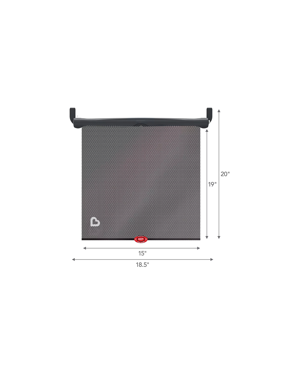 Miniatura: Munchkin Sun Safety Car Window Rollershade with Heat Alert - Black