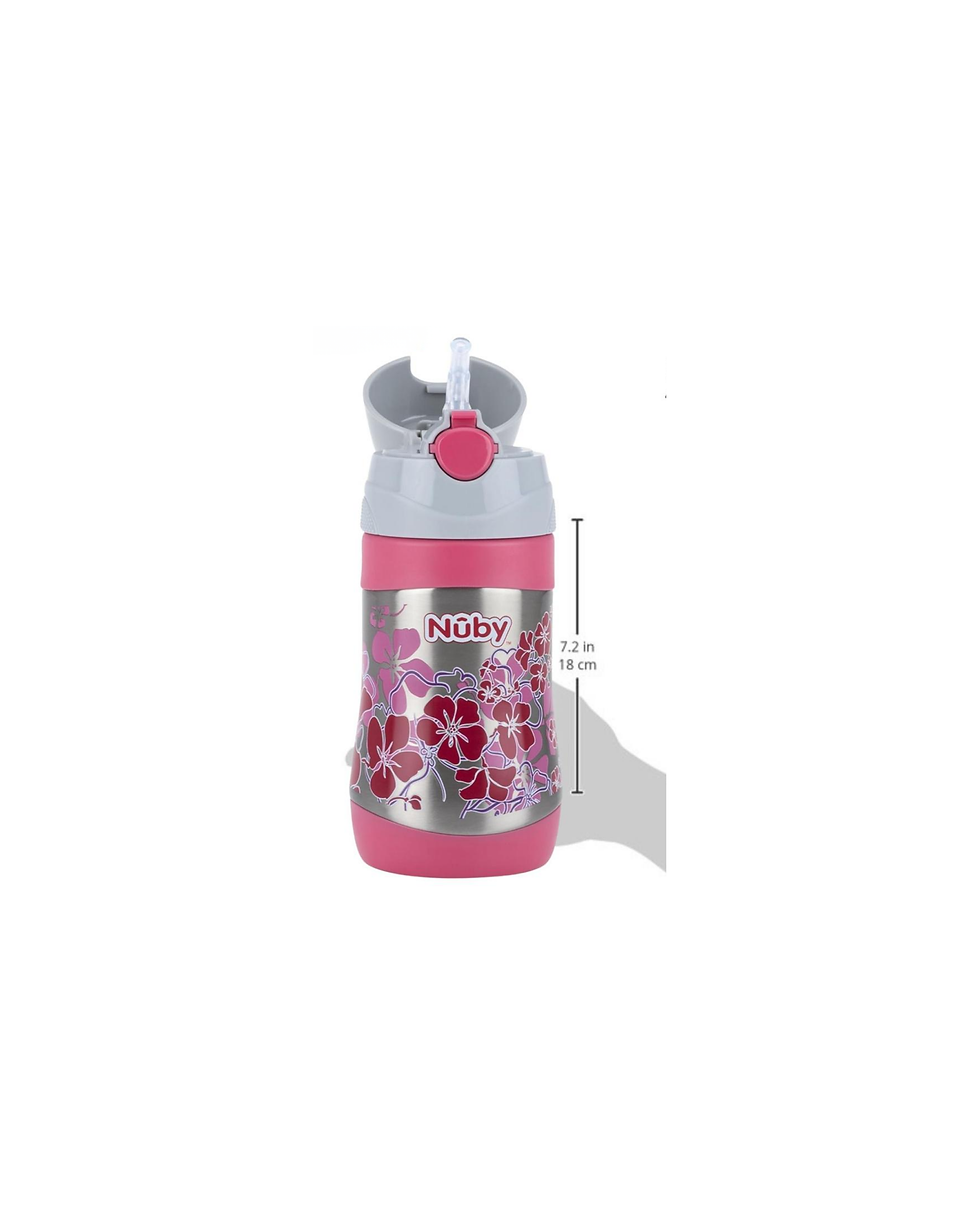 Miniatura: Nuby Taza de Acero Inoxidable con Pajilla