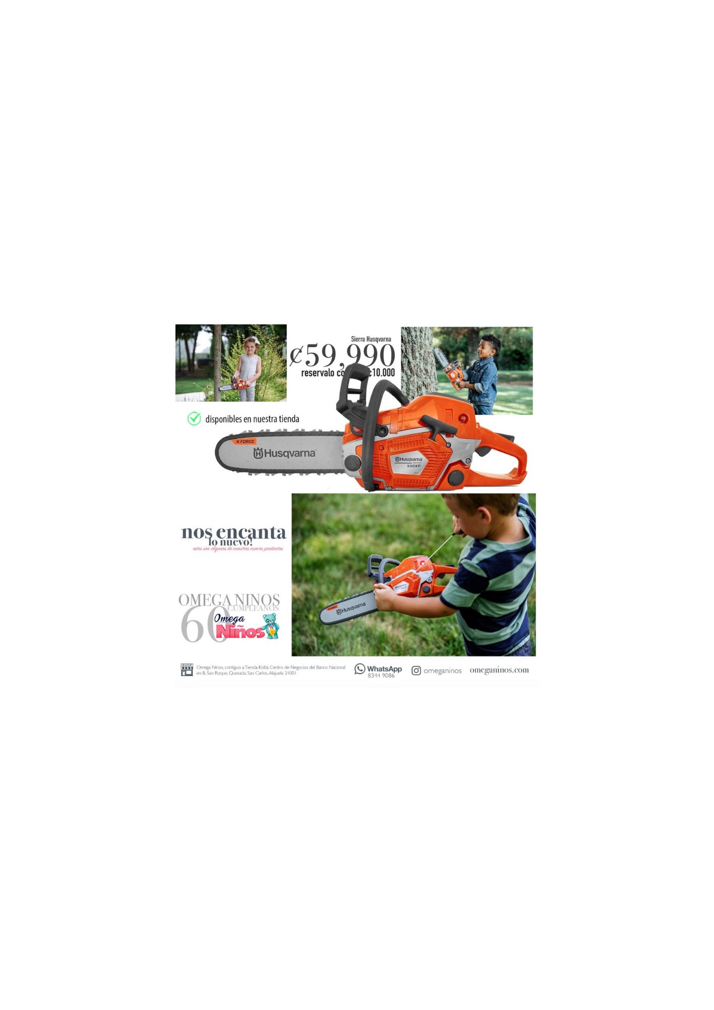 Motosierra de juguete Husqvarna