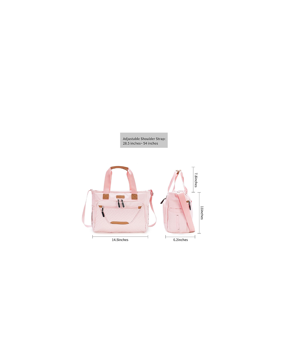 Miniatura: FHELAD - Diaper Bag Tote for Women, Exquisite Baby Bag with Insulated Pocket