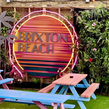 Captain Morgan LED flower wall feature Brixton Jamm
