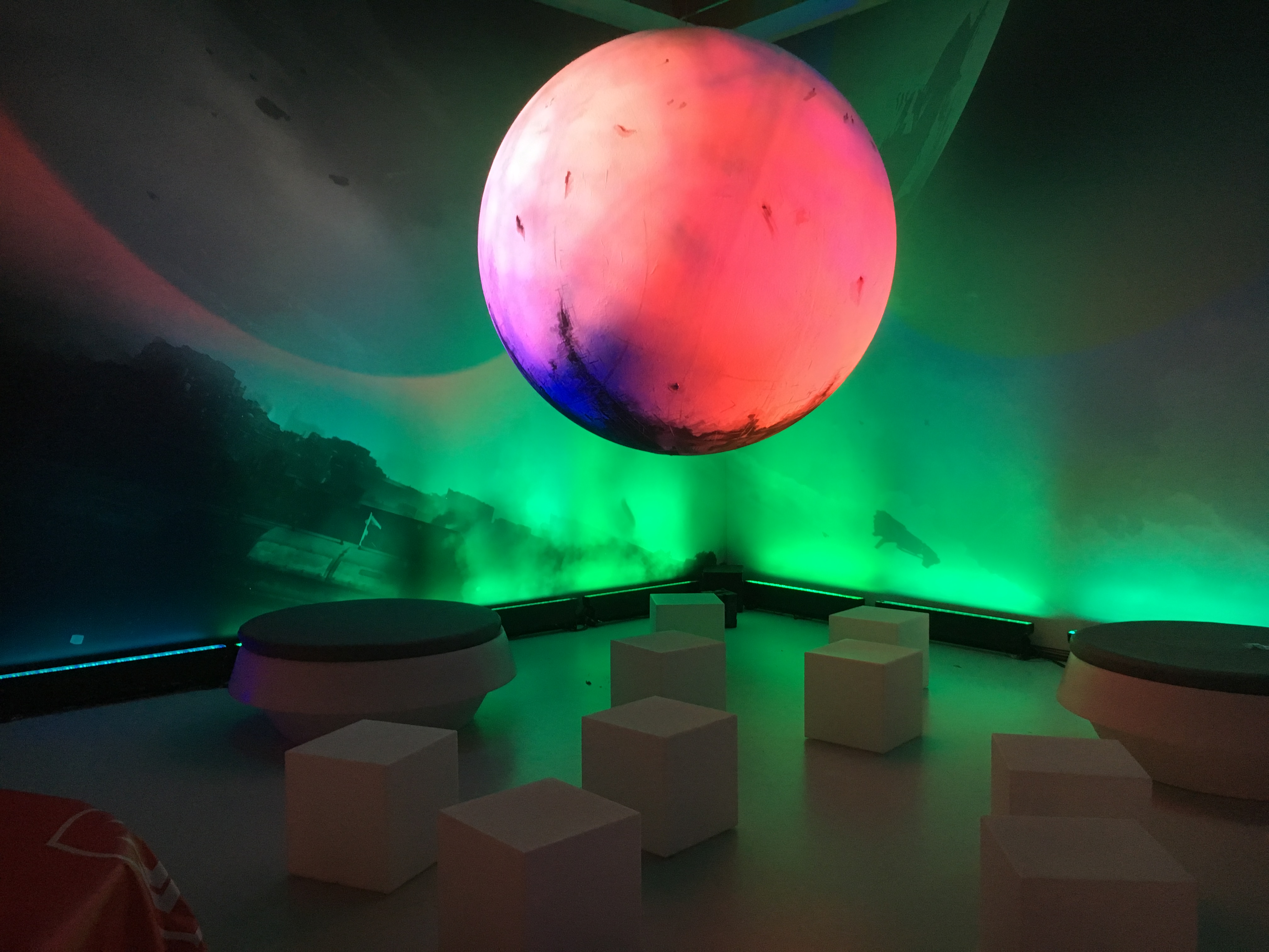 Immersive Destiny 2 beta launch build for Virgin Media in Central London by Trinity Set & Stage