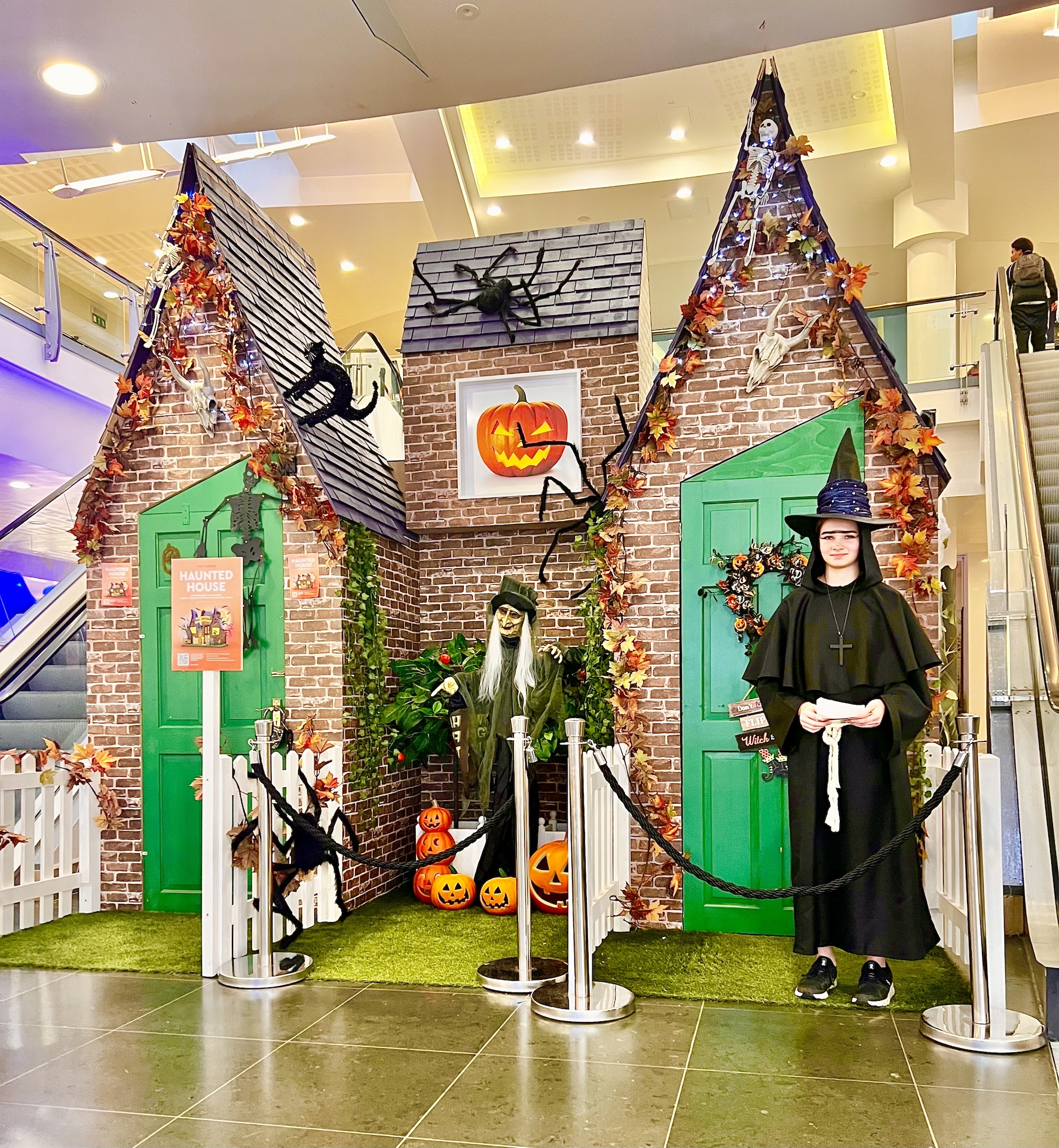 Full Halloween haunted house experience build for under-12s by Trinity Set & Stage