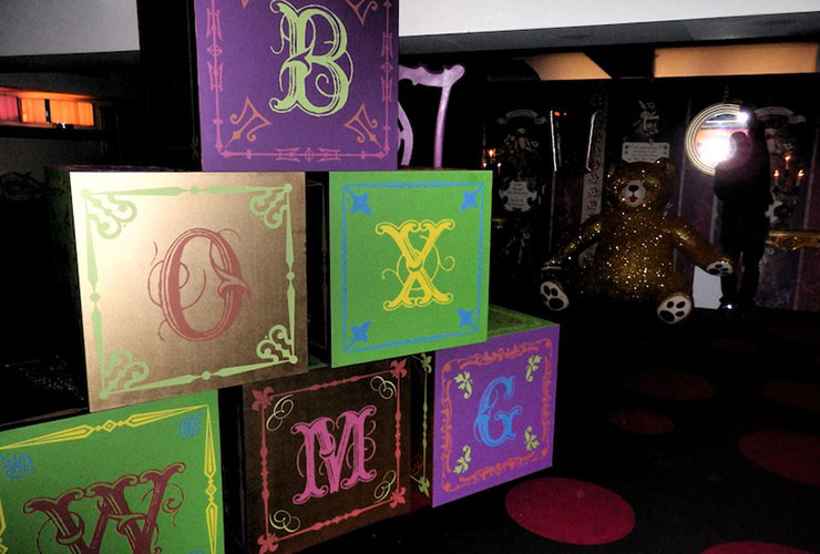 Victorian-themed bespoke play area build for Warner Music's BRIT Awards after-party at The Savoy, London by Trinity Set & Stage
