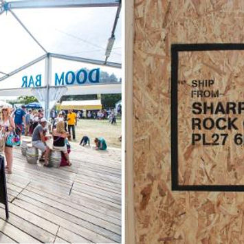 Big Feastival Sharps Brewery beach bar marquee Alex James farm
