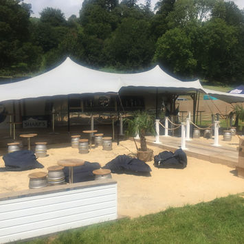 Somersault Festival Sharps Brewery beach bar Castle Hill Estate Devon