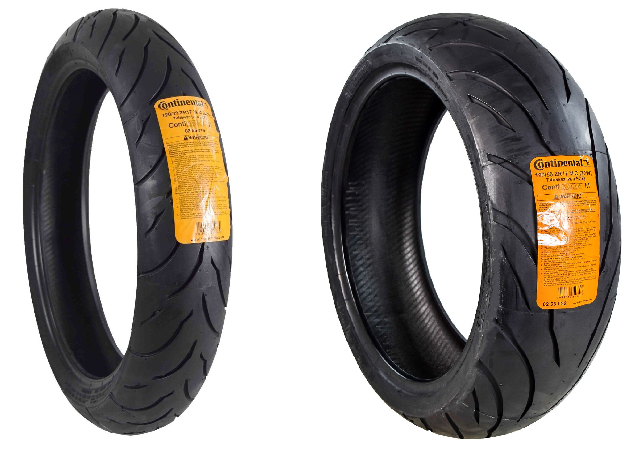 Continental Conti-Motion 120/70-17 & 190/50-17 Tire Set
