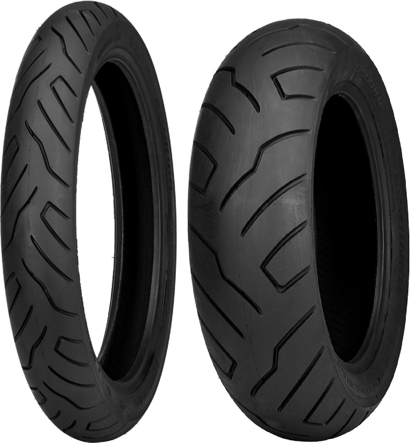 SHINKO SR999 LONG HAUL 100/90-19 & 170/80-15 TIRE SET