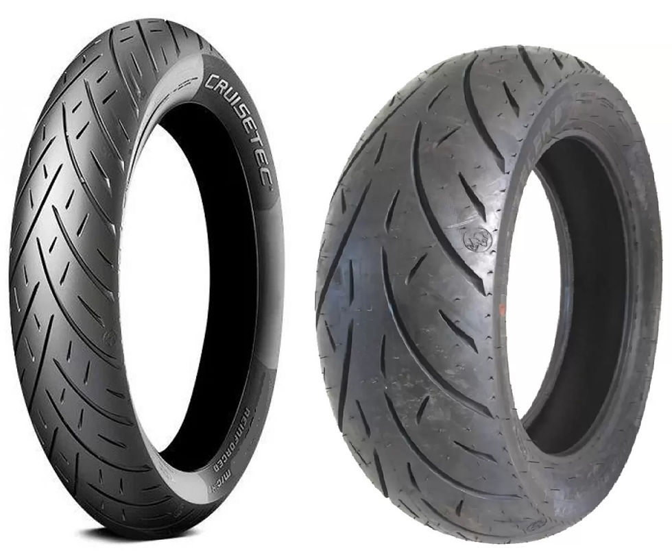 METZELER CRUISETEC 120/70R19 & 240/40R18 TIRE SET Crowe's MC