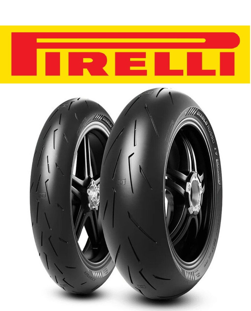 PIRELLI DIABLO ROSSO 4 CORSA 120/70R17 & 200/55R17 TIRE SET
