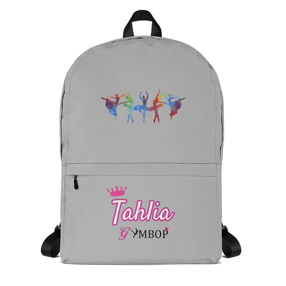 Dancer personalised backpack
