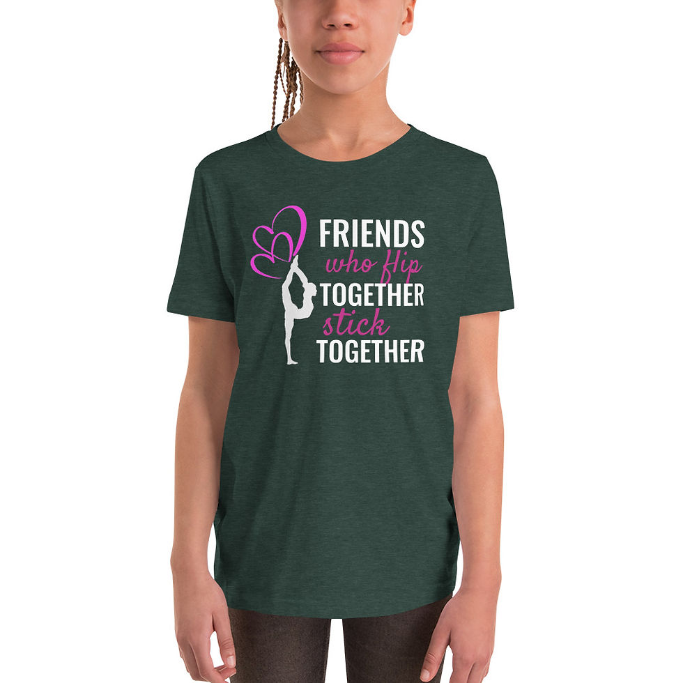 Thumbnail: Youth Friends who flip together  ..  Short Sleeve T-Shirt