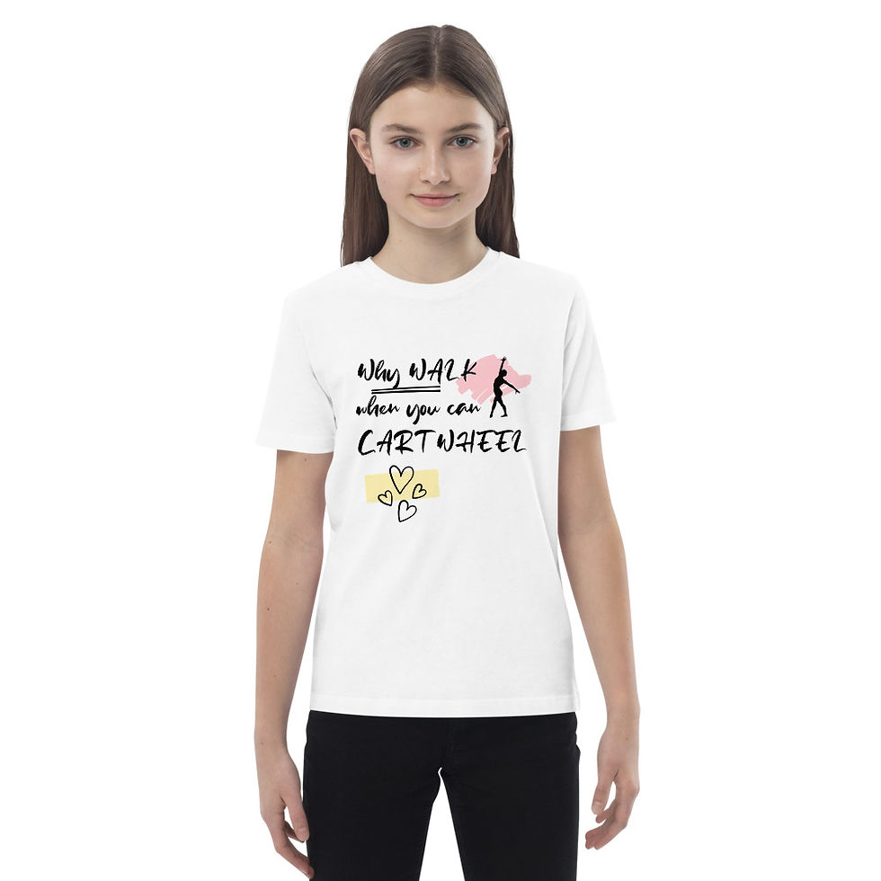 Why walk when you can cartwheel Youth t-shirt