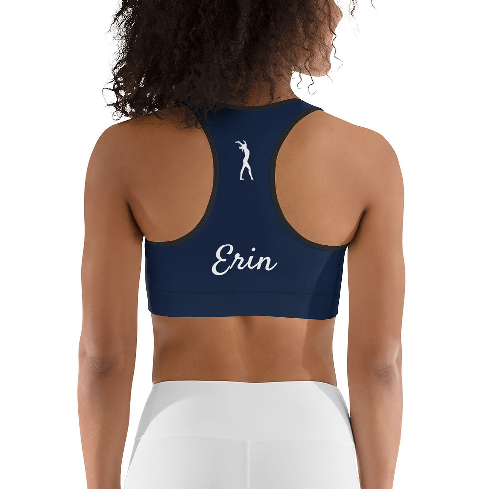 Thumbnail: Navy Adults personalised crop top  