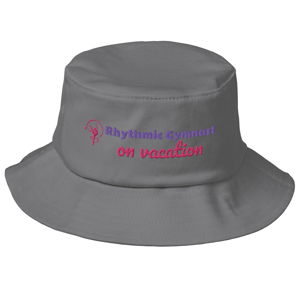 Thumbnail: Rhythmic Gymnast  on vacation Old School Bucket Hat 