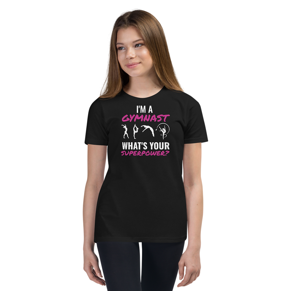Thumbnail: Whats your super power Youth Short Sleeve T-Shirt