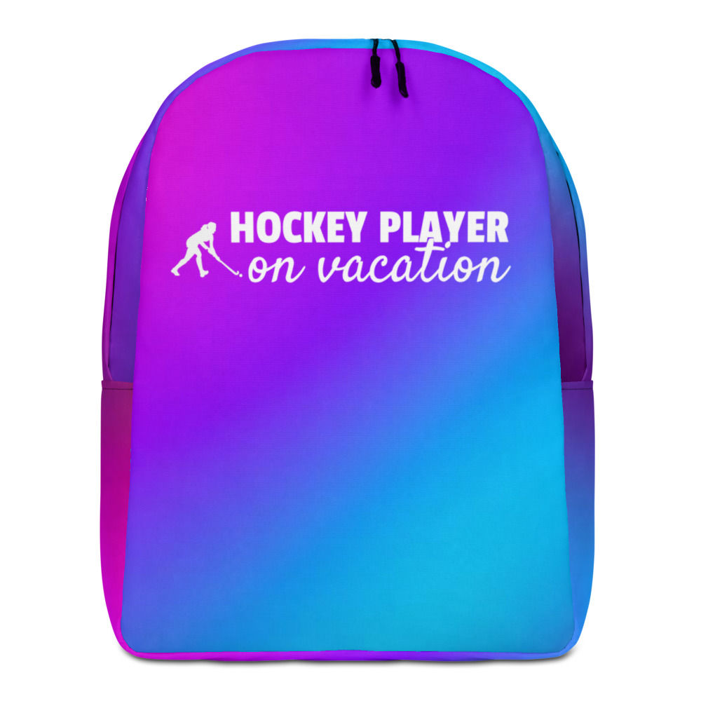 Hockey Player on vacation Minimalist Backpack