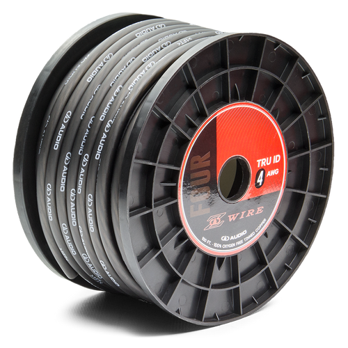 Z Wire 4 AWG Black (100ft) Shazams Audio