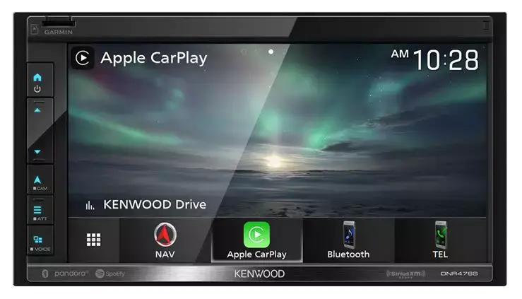 Kenwood DDin Mechless Receiver DNR476S (6.75" - BT / CarPlay / AA / NAV)