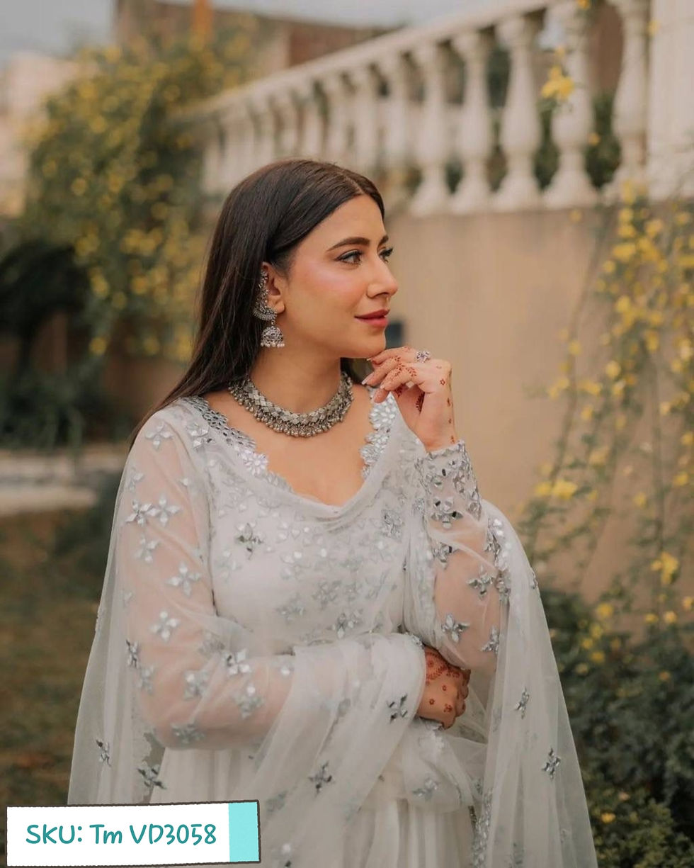 Thumbnail: Designer Embroidery Anarkali Gown