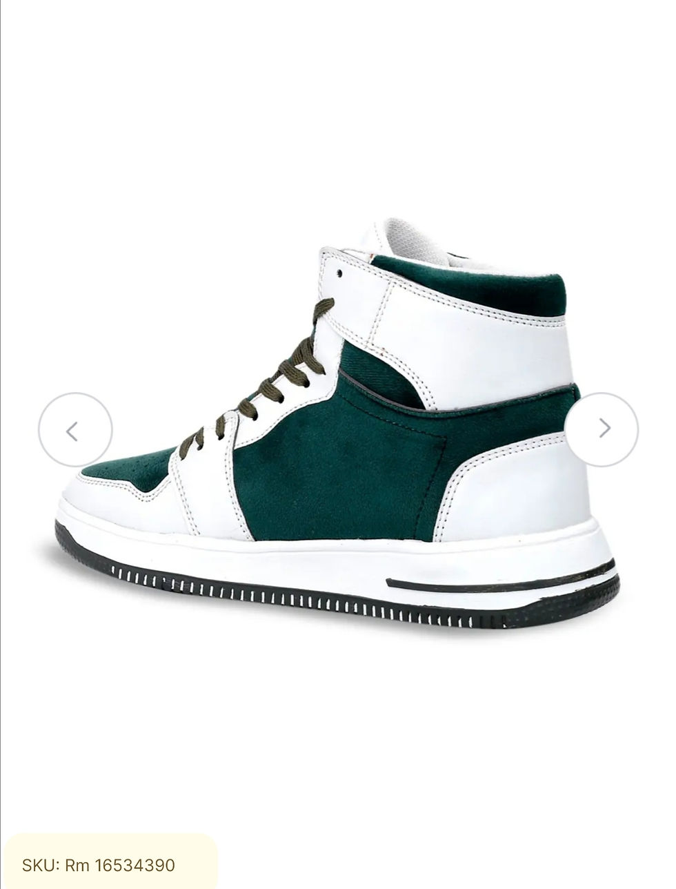 Thumbnail: Men Black Colourblocked Sneakers