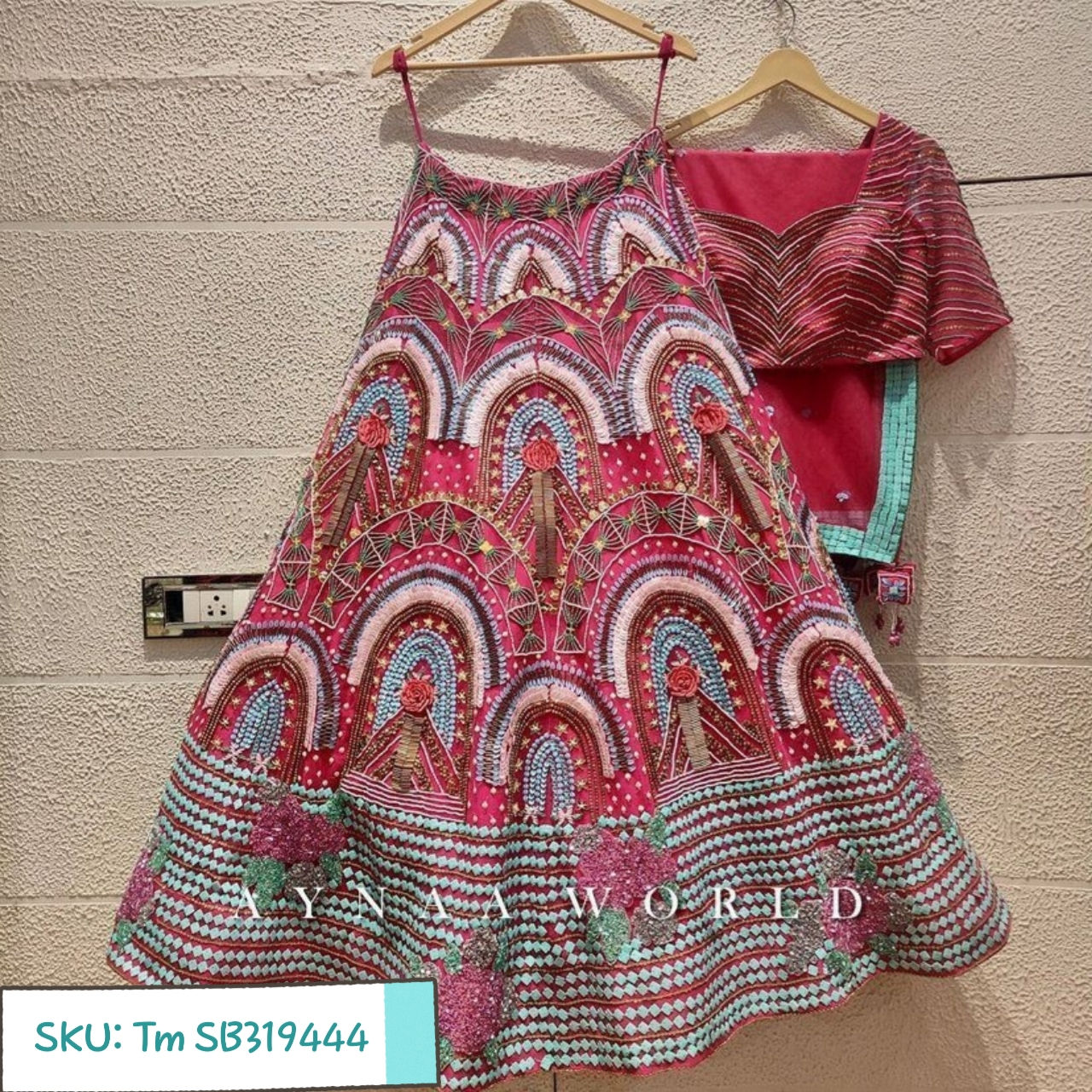 Designer Wear Soft Tapeta Silk Embroidered Sequnce Work Lehenga Choli Dupatta