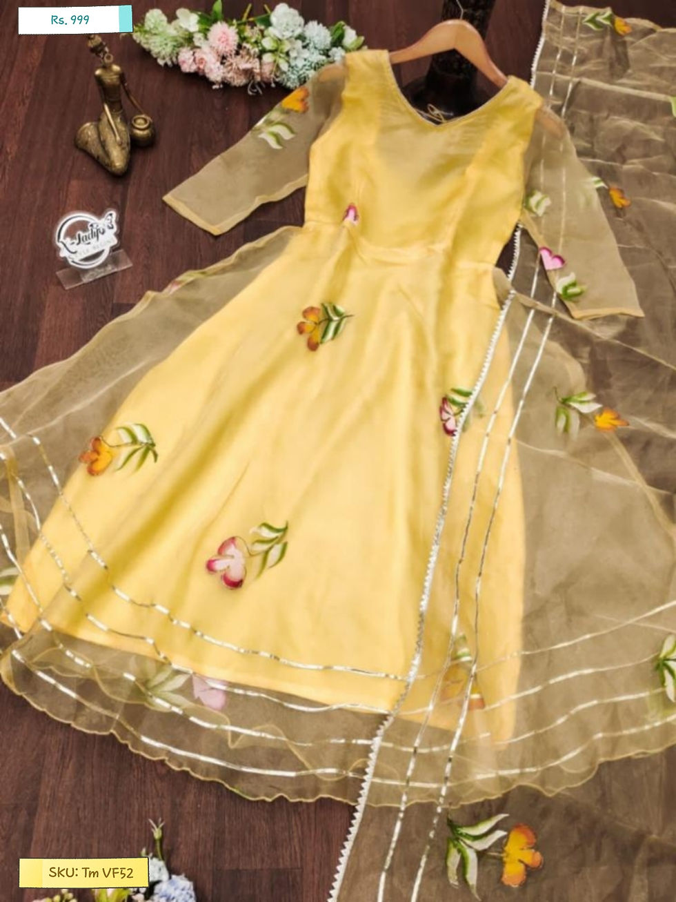 Thumbnail: Maxy Gown Hand Printed