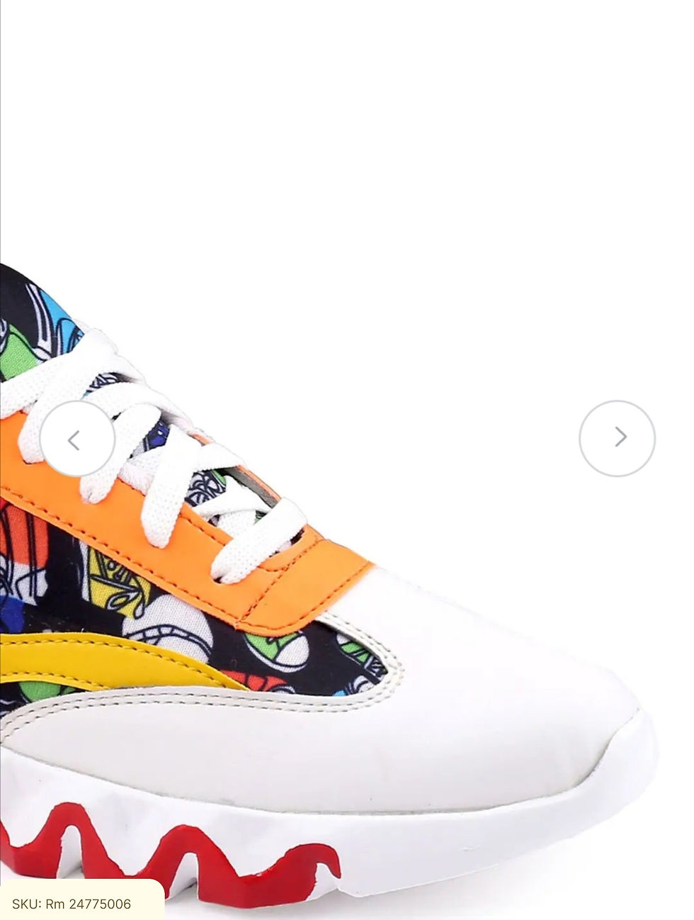 Thumbnail: Men Printed Waterproof Lining Sneakers