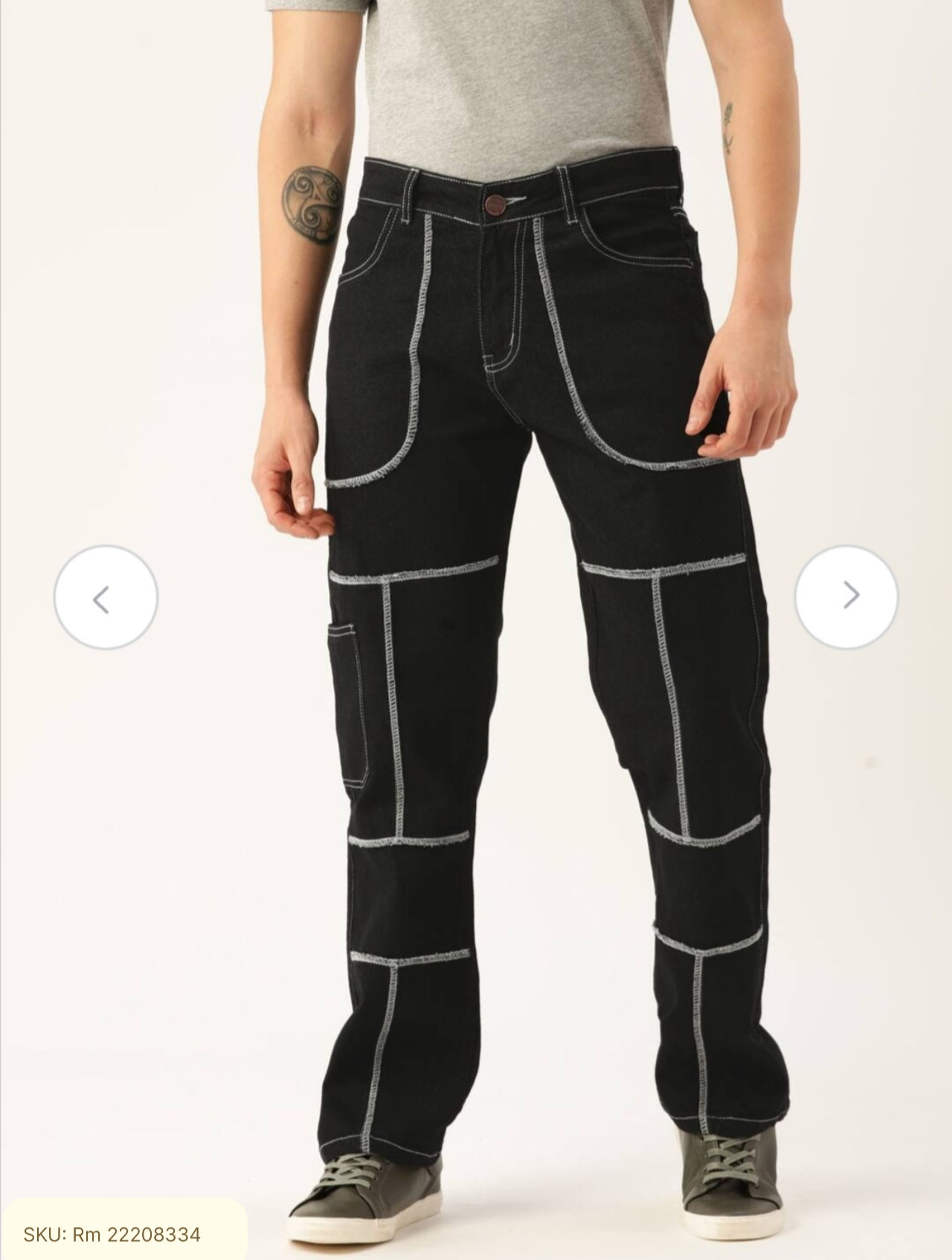 Relaxed Fit Stretchable Jeans