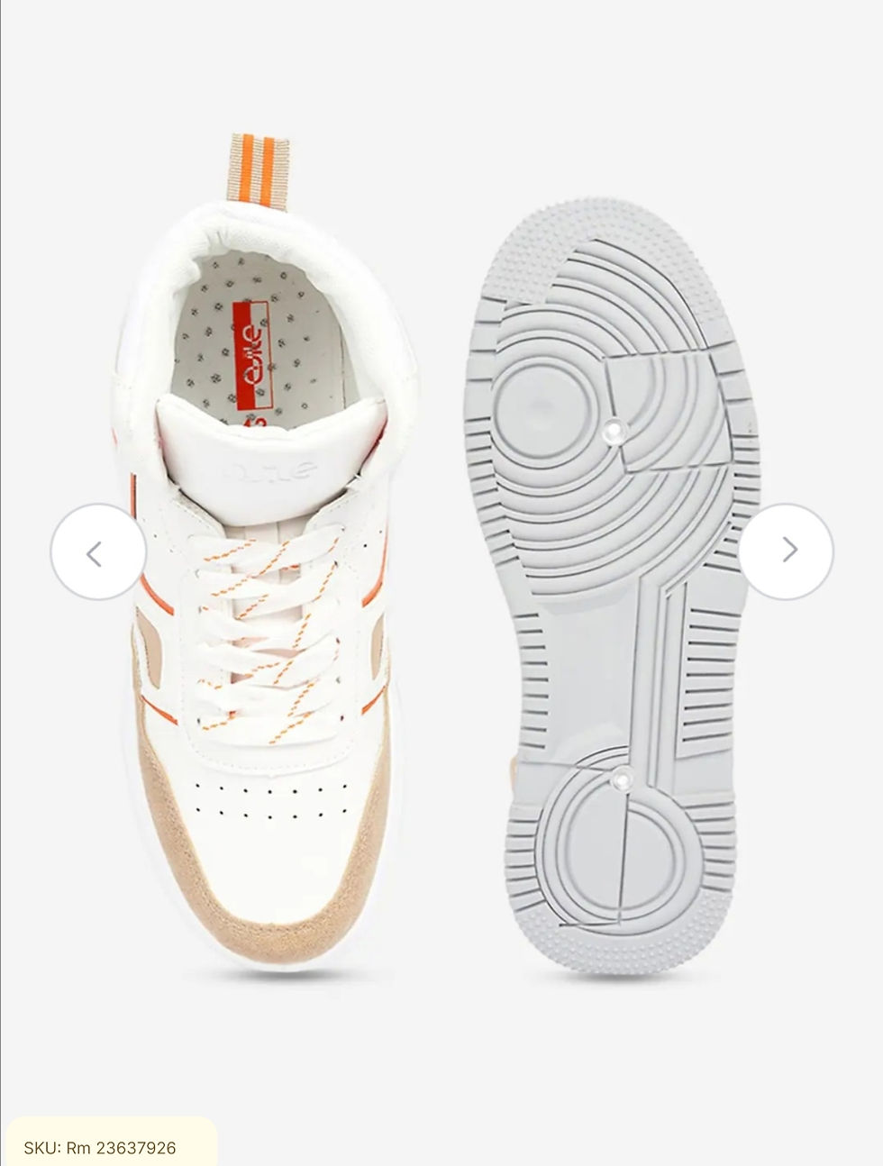 Thumbnail: Men Comfort Insole Mid-Top Sneakers