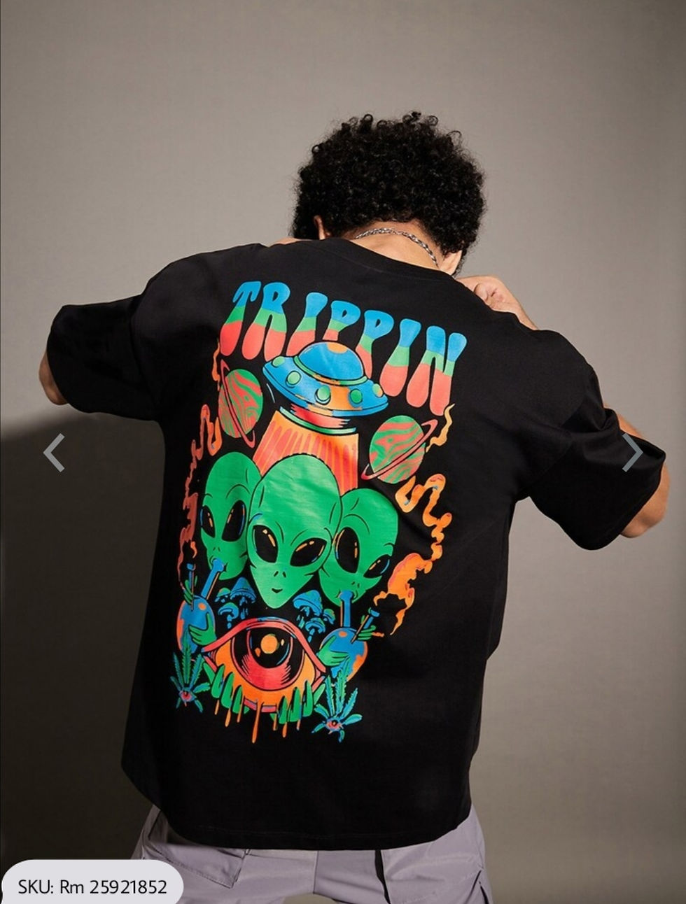 Thumbnail: Unisex Graphic Printed Oversized Pure Cotton T-shirt