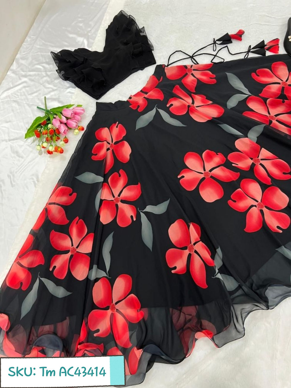 Thumbnail: Lehenga Choli in 3 Colors