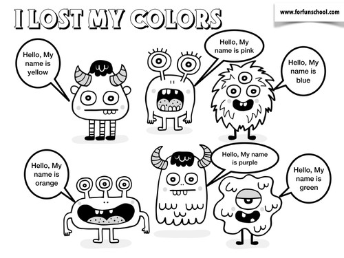 Fun School Activities For Children English Spanish French