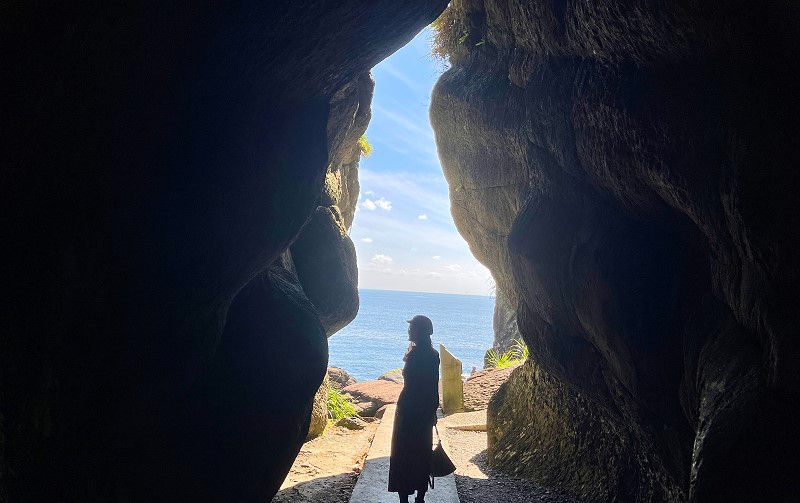 宜蘭頭北觀海潮公園 海邊散步景色 東北角海景景點推薦 一線天