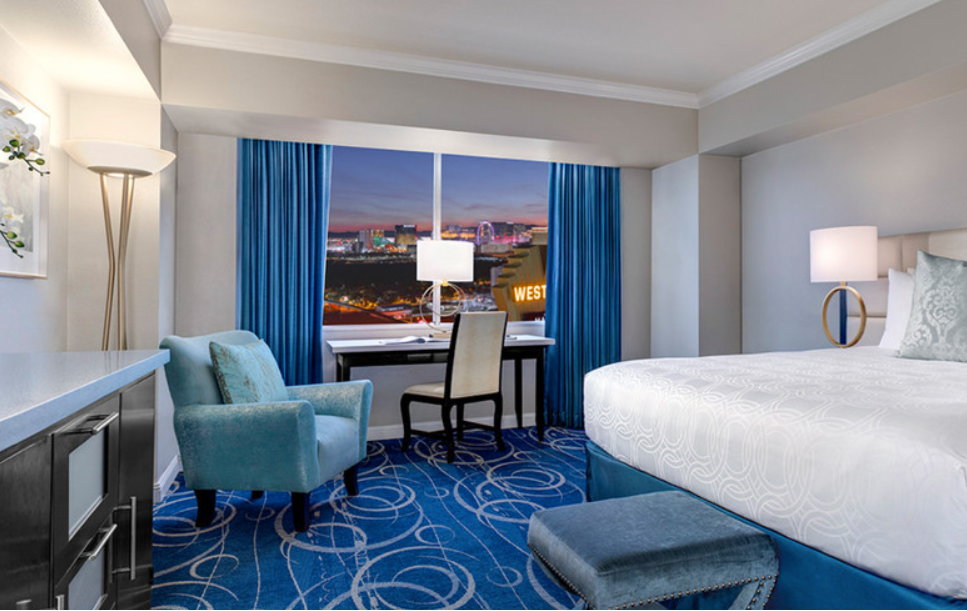 Westgate Las Vegas king bedroom