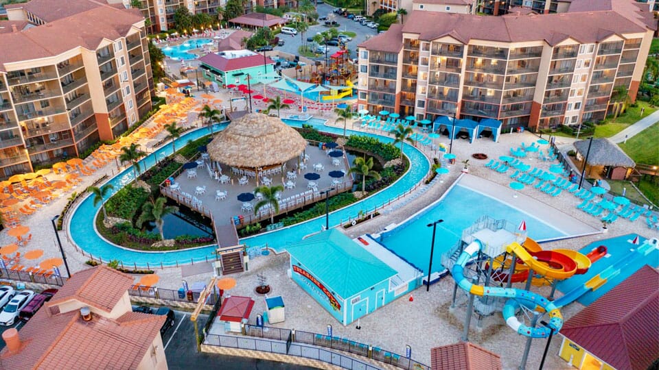 Westgate Orlando Resort water park aerial view