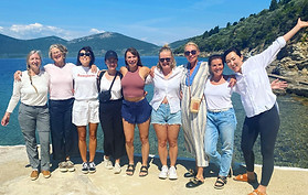 Silver Island Yoga guests on Marley's Retreat