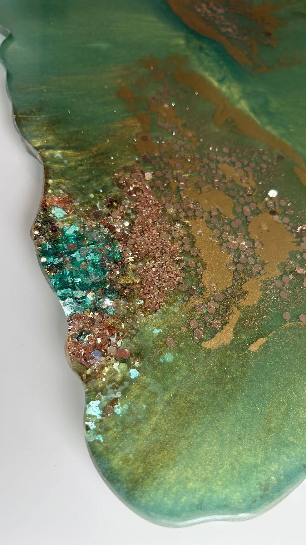 Thumbnail: T202035- Mendhi Green Gold Tray