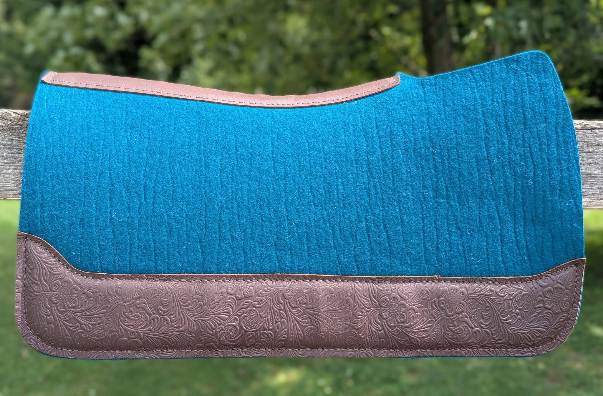 Peacock Wool Saddle Pad
